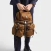 Mochila de Re-Nylon y piel Mochila de Re-Nylon y piel