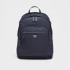 Mochila de Re-Nylon y piel Saffiano Mochila de Re-Nylon y piel Saffiano
