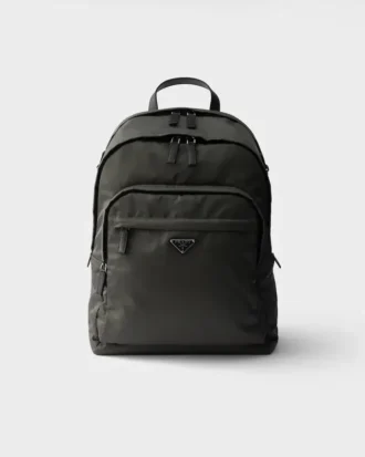 Mochila de Re-Nylon y piel Saffiano