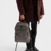 Mochila de Re-Nylon y piel Saffiano Mochila de Re-Nylon y piel Saffiano