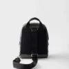 Mochila de Re-Nylon y piel Saffiano Mochila de Re-Nylon y piel Saffiano