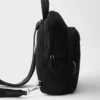 Mochila de Re-Nylon y piel Saffiano Mochila de Re-Nylon y piel Saffiano
