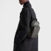 Mochila de Re-Nylon y piel Saffiano Mochila de Re-Nylon y piel Saffiano