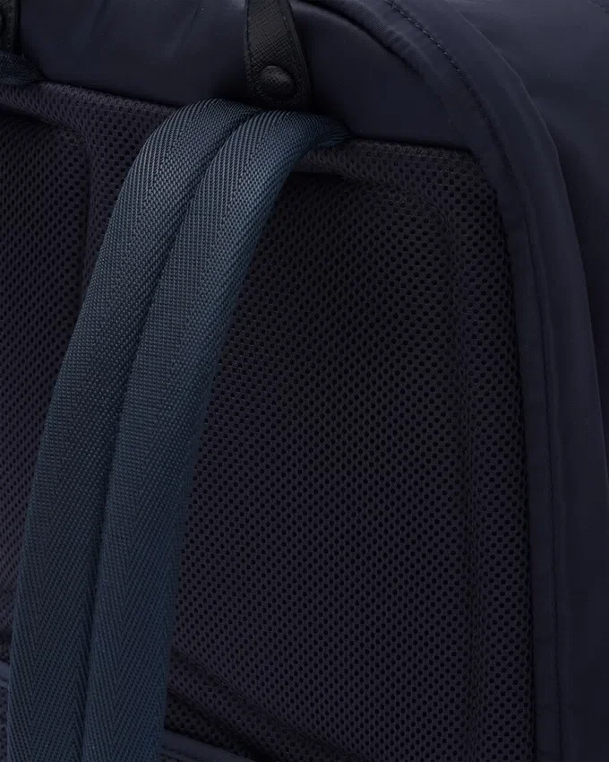 Mochila de Re-Nylon y piel Saffiano Mochila de Re-Nylon y piel Saffiano