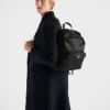 Mochila de Re-Nylon y piel Saffiano Mochila de Re-Nylon y piel Saffiano