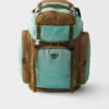 Mochila grande de Re-Nylon y piel Saffiano Mochila grande de Re-Nylon y piel Saffiano