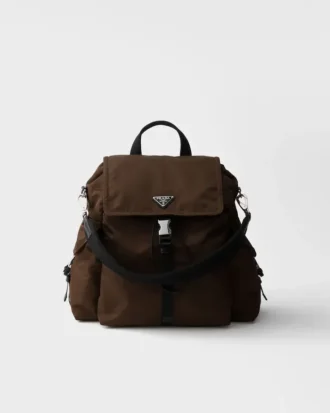 Mochila Prada Explore de Re-Nylon y piel