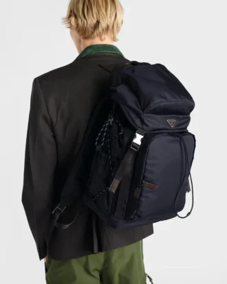 Mochila Prada Speedrock de Re-Nylon y piel