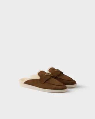 Mules de ante y piel de oveja