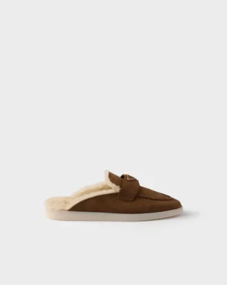 Mules de ante y piel de oveja