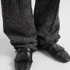 Mules de cuero con correa tipo monk y flecos