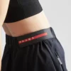 Pantalones anchos de tejido ligero bielástico Pantalones anchos de tejido ligero bielástico