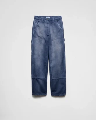 Pantalones cargo de lona