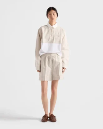 Pantalones cortos de cambray