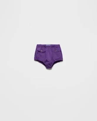 Pantalones cortos de popelín