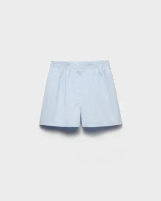 Pantalones cortos de popelín de algodón