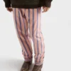 Pantalones de algodón a rayas Pantalones de algodón a rayas