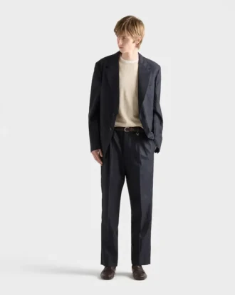 Pantalones de algodón y seda