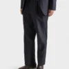 Pantalones de algodón y seda