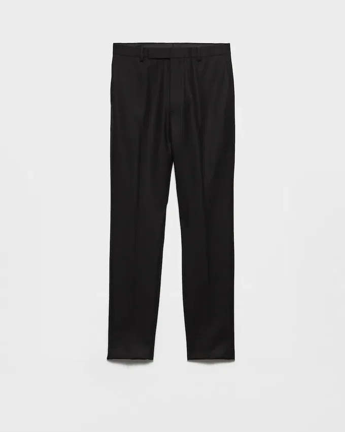 Pantalones de cachemira elástica Pantalones de cachemira elástica