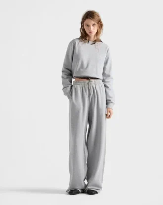 Pantalones de chándal de felpa de algodón