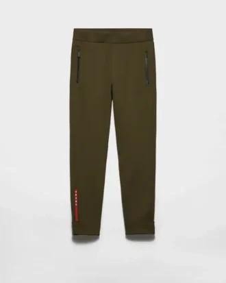 Pantalones de chándal de tejido técnico con costuras selladas térmicamente