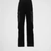 Pantalones de felpa de algodón con detalles de Re-Nylon Pantalones de felpa de algodón con detalles de Re-Nylon