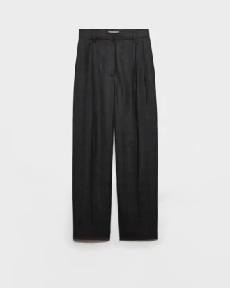 Pantalones de lana a cuadros