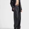 Pantalones de lana a cuadros Pantalones de lana a cuadros