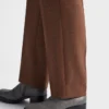 Pantalones de lana a rayas Pantalones de lana a rayas
