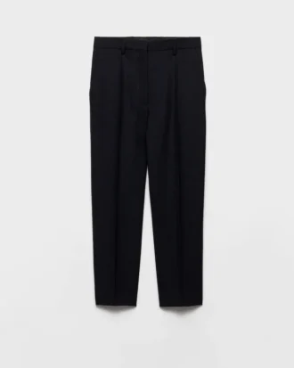 Pantalones de lana con costura rush
