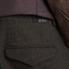 Pantalones de lana con detalles de algodón Pantalones de lana con detalles de algodón