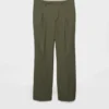 Pantalones de lana de pierna ancha Pantalones de lana de pierna ancha