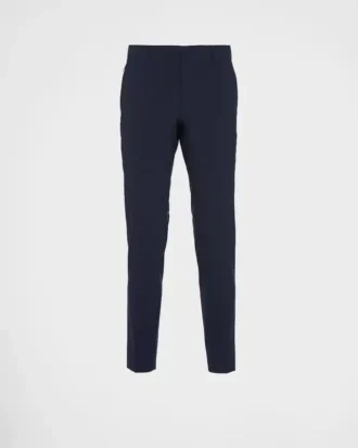 Pantalones de lana elástica ligera