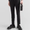 Pantalones de lana elástica ligera Pantalones de lana elástica ligera