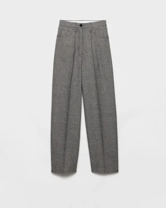 Pantalones de lana Moulina con estampado Príncipe de Gales