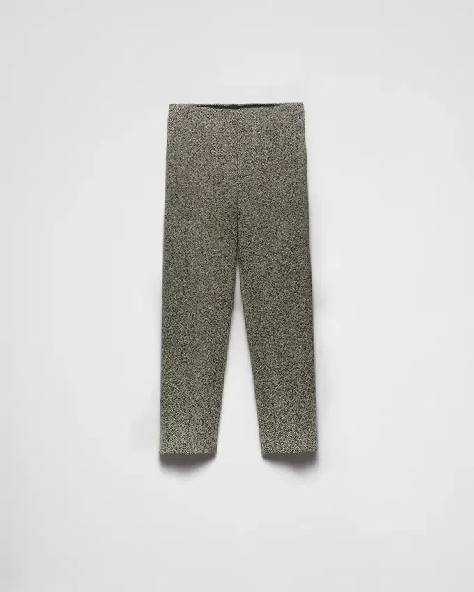 Pantalones de mezcla de lana Pantalones de mezcla de lana