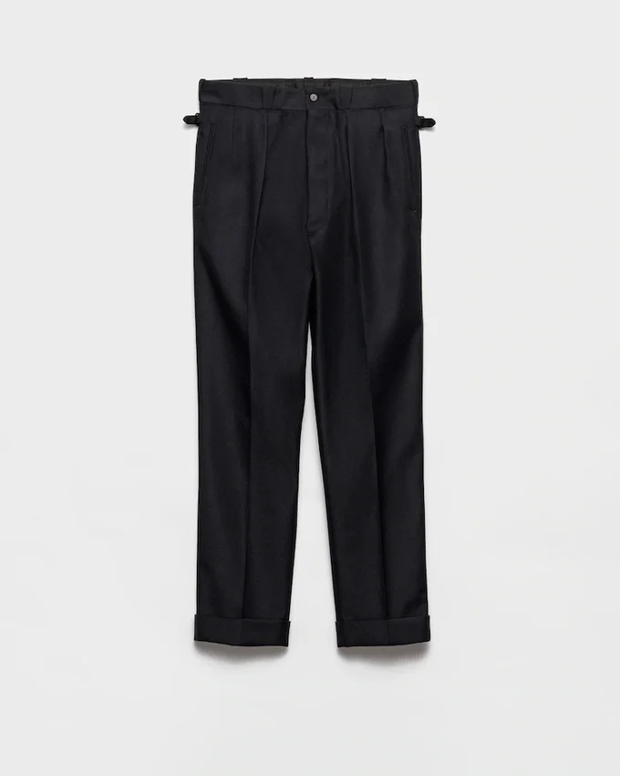 Pantalones de mezcla de lana Pantalones de mezcla de lana