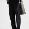 Pantalones de mezcla de lana Pantalones de mezcla de lana
