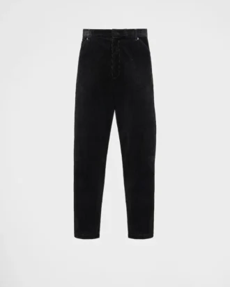 Pantalones de pana de rayas finas