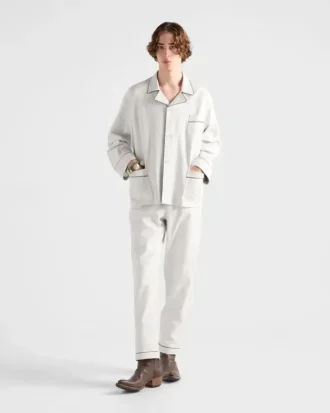 Pantalones de piel napa