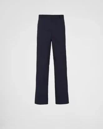 Pantalones de popelín elástico
