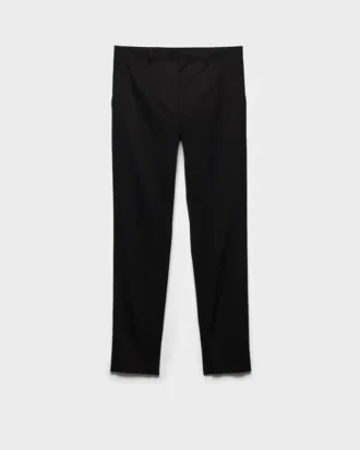 Pantalones de popelín elástico