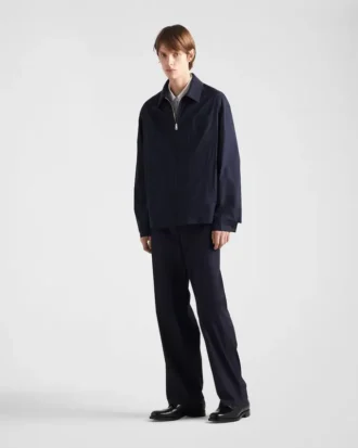 Pantalones de popelín elástico