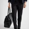 Pantalones de popelín elástico Pantalones de popelín elástico