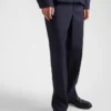 Pantalones de popelín elástico Pantalones de popelín elástico