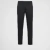 Pantalones de tejido técnico elástico Pantalones de tejido técnico elástico