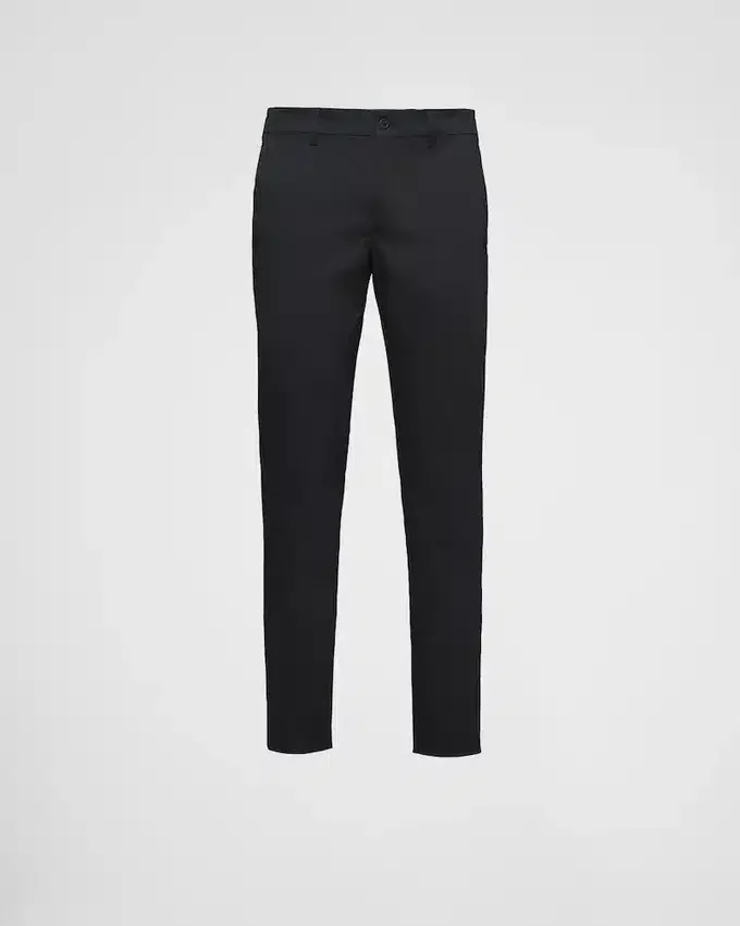 Pantalones de tejido técnico elástico Pantalones de tejido técnico elástico