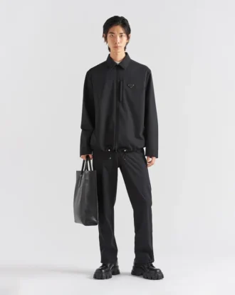 Pantalones de tejido técnico elástico Pantalones de tejido técnico elástico