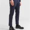 Pantalones de tejido técnico elástico Pantalones de tejido técnico elástico